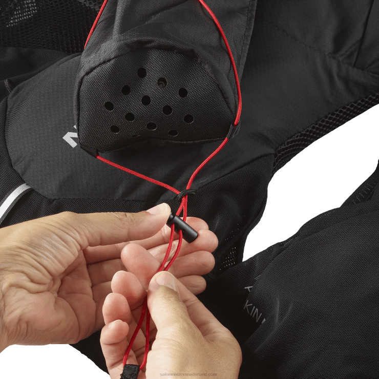 herenaccessoires - pijlkoker op maat Salomon 22DD8410 zwart