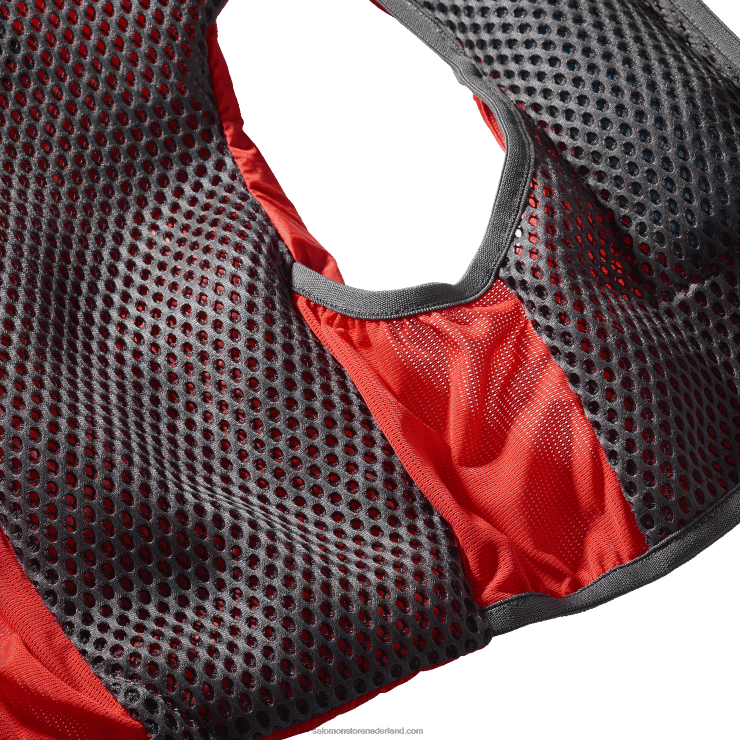 hardloopvest voor heren met kolven inbegrepen - active skin 4 Salomon 22DD8331 vurig rood/ebbenhout