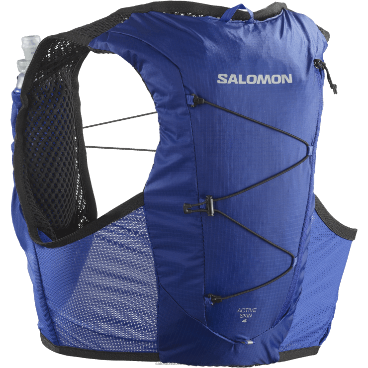 hardloopvest voor heren met kolven inbegrepen - active skin 4 Salomon 22DD8332 surfen op het web/zwart