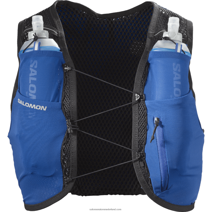 hardloopvest voor heren met kolven inbegrepen - active skin 4 Salomon 22DD8332 surfen op het web/zwart
