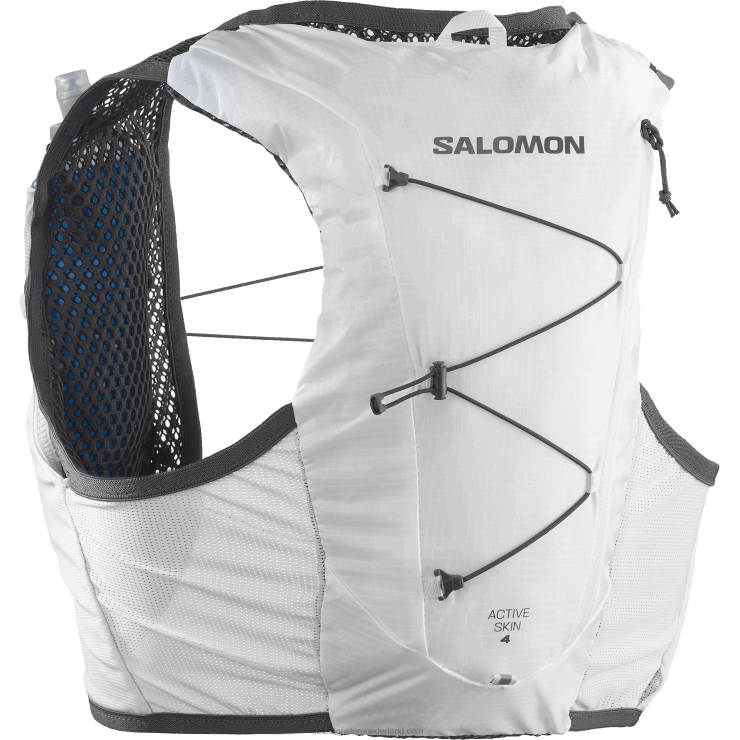 hardloopvest voor heren met kolven inbegrepen - active skin 4 Salomon 22DD8333 wit/ebbenhout
