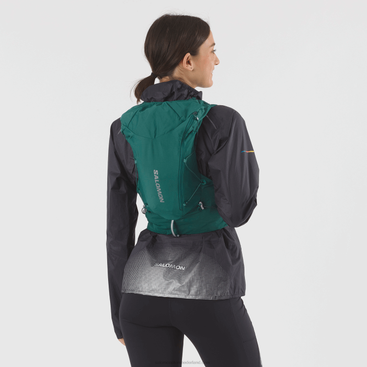 heren hardloopvest met bidons inbegrepen - adv skin 12 Salomon 22DD8305 grote Oceaan