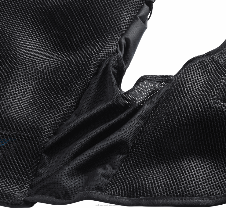 heren hardloopvest met bidons inbegrepen - adv skin 12 Salomon 22DD8354 zwart