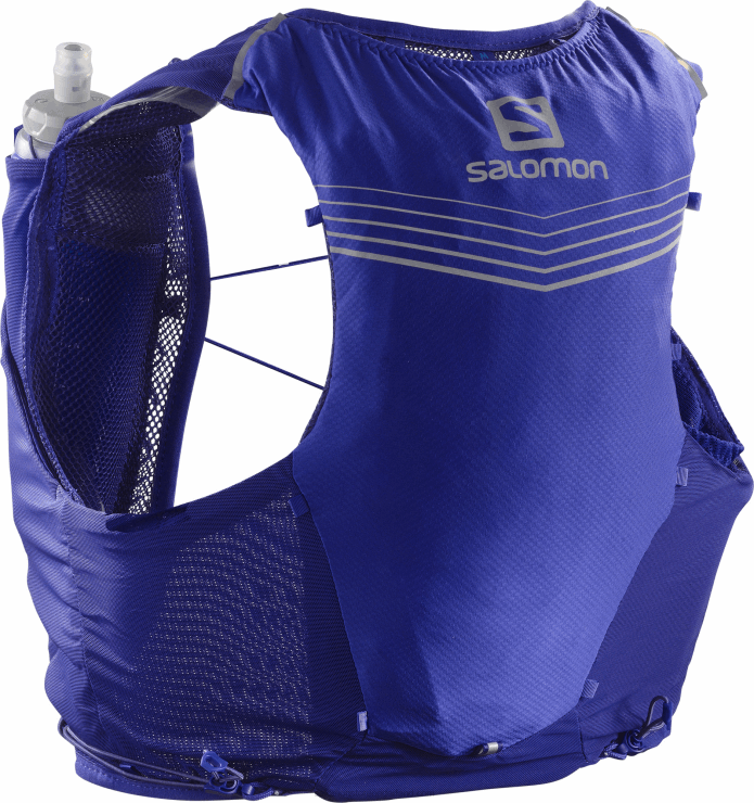 heren hardloopvest met bidons inbegrepen - adv skin 5 Salomon 22DD8355 clematis blauw/ebbenhout