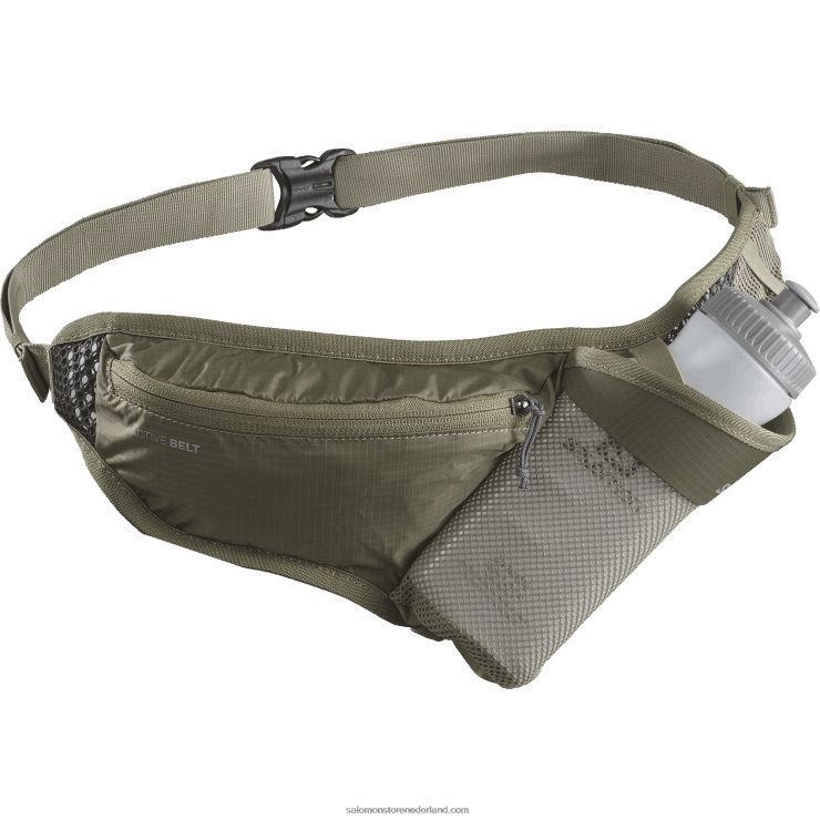 herenriem met 3d fles inbegrepen - actief Salomon 22DD8345 schemerig groen/ebbenhout