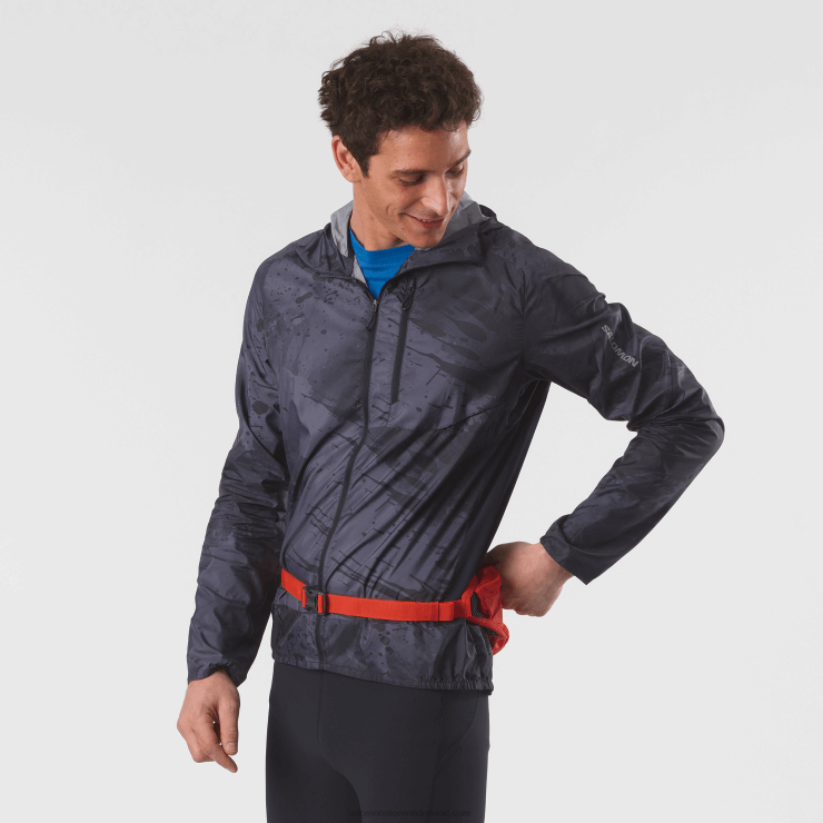 herenriem met 3d fles inbegrepen - actief Salomon 22DD8346 vurig rood/ebbenhout