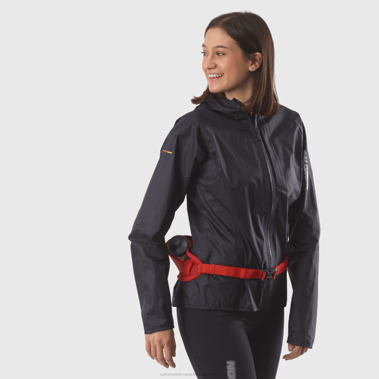 herenriem met 3d fles inbegrepen - actief Salomon 22DD8346 vurig rood/ebbenhout