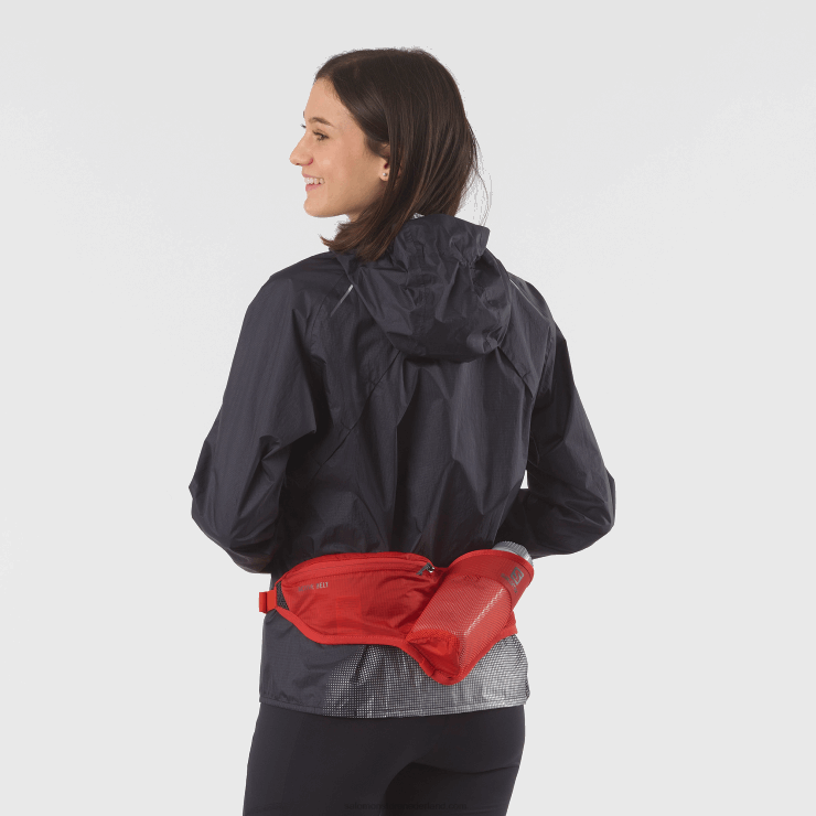 herenriem met 3d fles inbegrepen - actief Salomon 22DD8346 vurig rood/ebbenhout