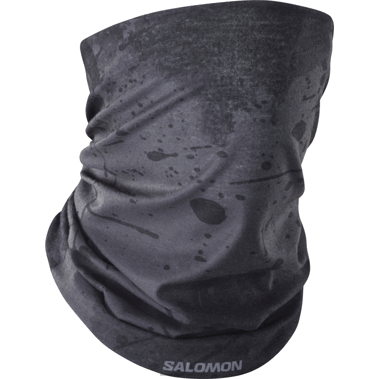 heren nekwarmer - kruis Salomon 22DD8449 diepzwart/oa/periscoop