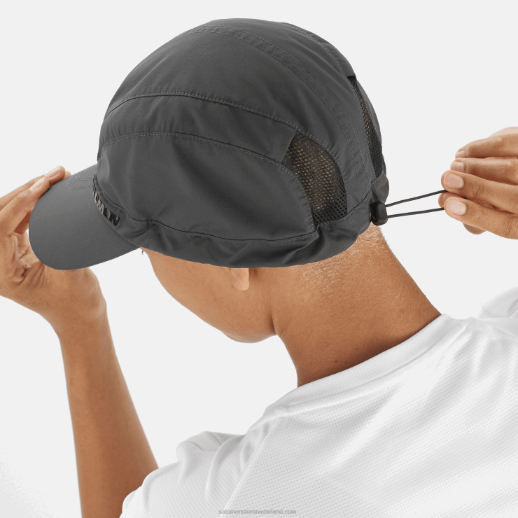 heren pet - equipe Salomon 22DD8417 diep zwart