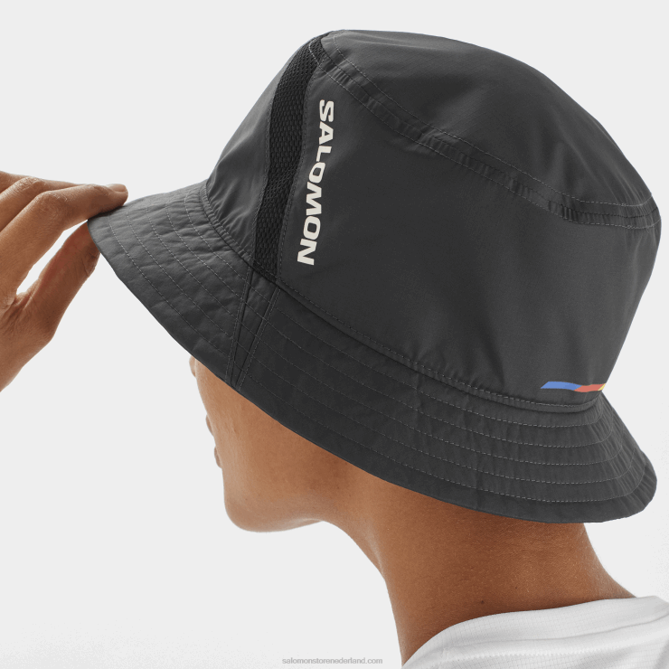 herenhoed - equipe Salomon 22DD8428 diep zwart
