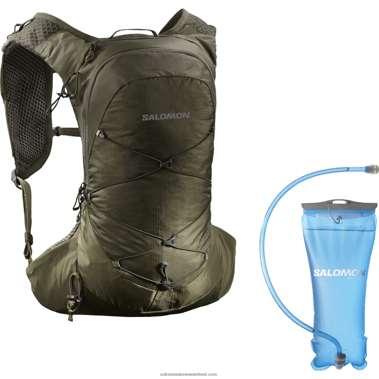 heren wandeltas - xt 10 blaas Salomon 22DD8360 olijf nacht/martini olijf