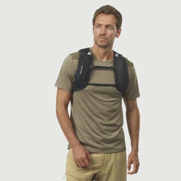 heren wandeltas - xt 6 Salomon 22DD8380 zwart