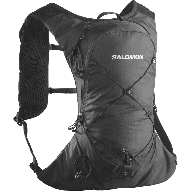 heren wandeltas - xt 6 Salomon 22DD8380 zwart