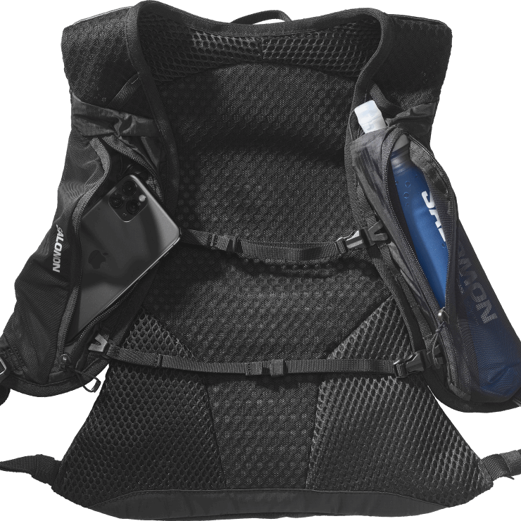 heren wandeltas - xt 6 Salomon 22DD8380 zwart