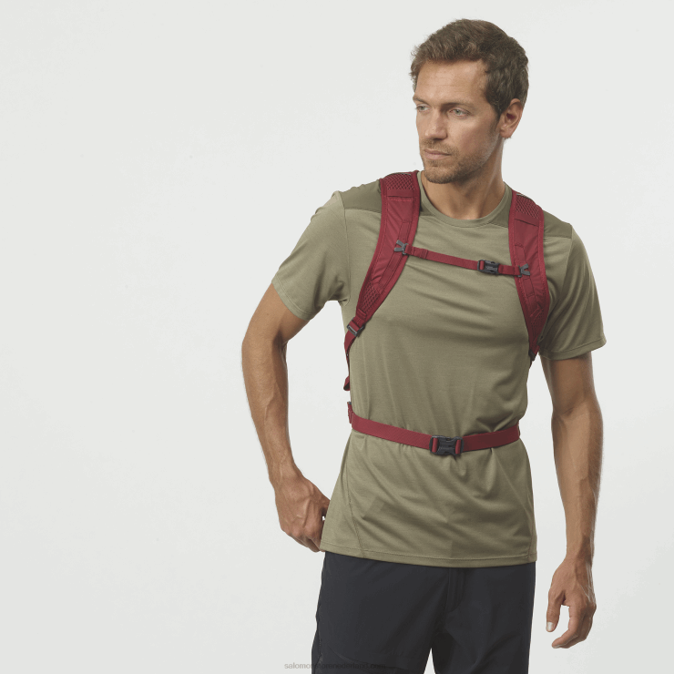 herentas voor dagelijks gebruik - pionier 10 Salomon 22DD8361 aura oranje/fietsrood