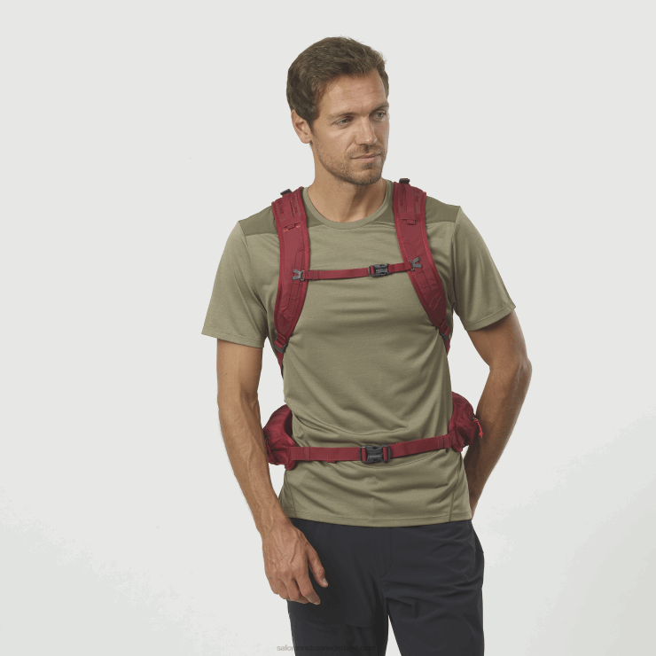 herentas voor dagelijks gebruik - trailblazer 30 Salomon 22DD8366 aura oranje/fietsrood