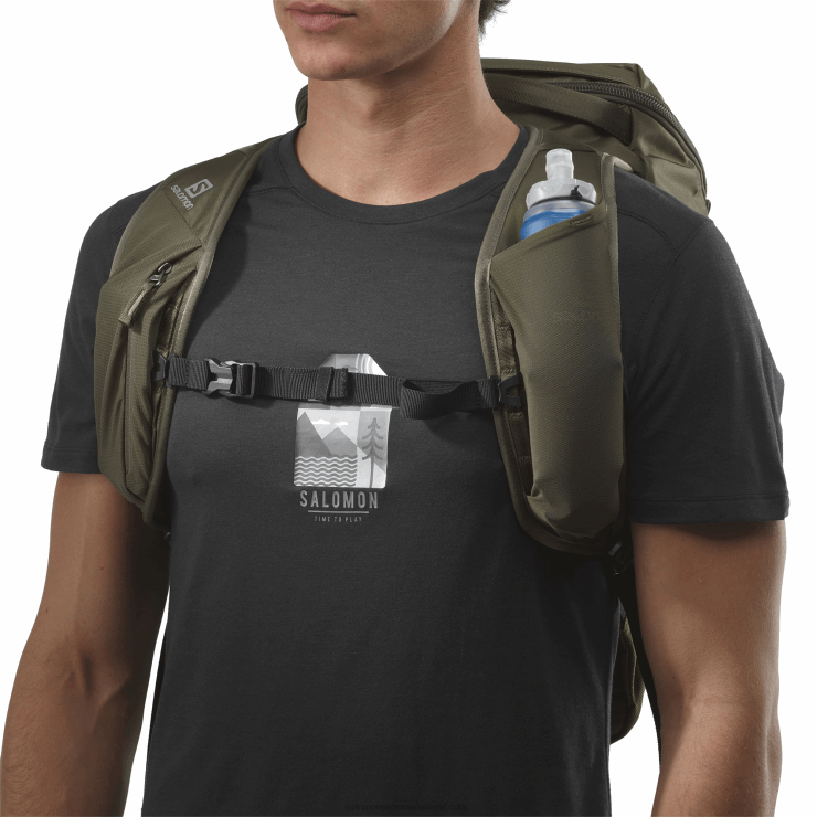 heren reistas - outlife pack 20 Salomon 22DD8404 martini olijf/olijf nacht