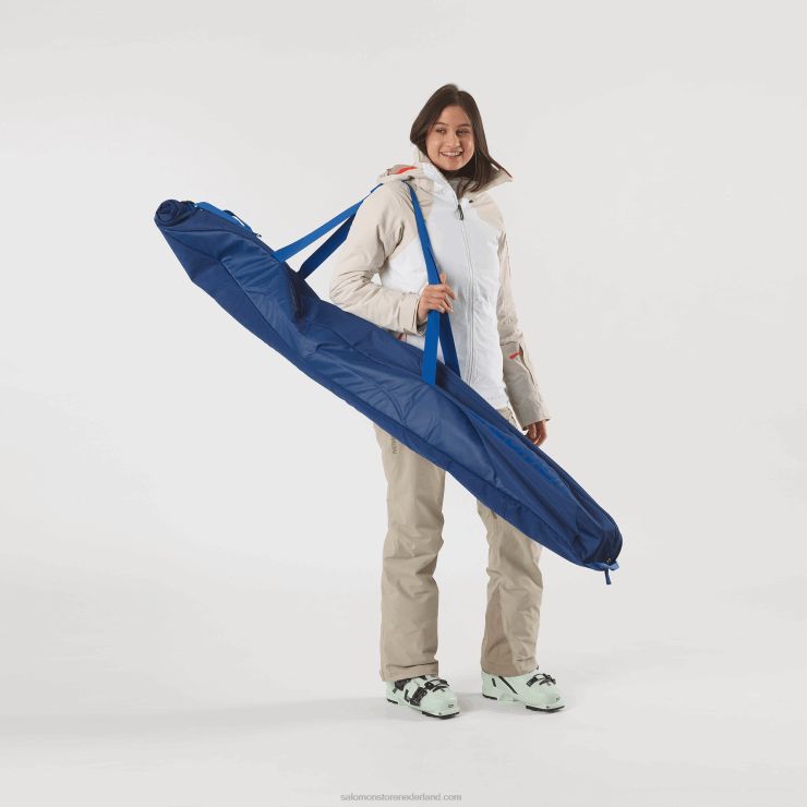 heren skitas - verleng 1p gewatteerd 160-210 Salomon 22DD8407 nautisch blauw/navy pioenroos