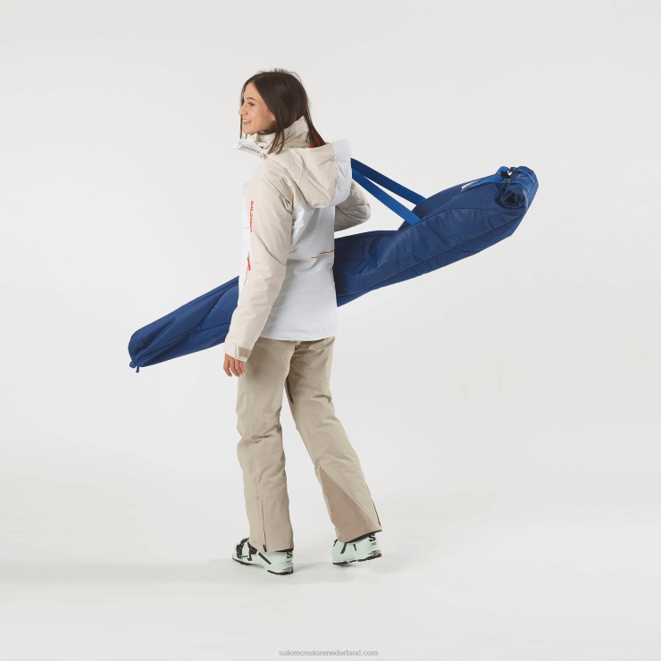 heren skitas - verleng 1p gewatteerd 160-210 Salomon 22DD8407 nautisch blauw/navy pioenroos