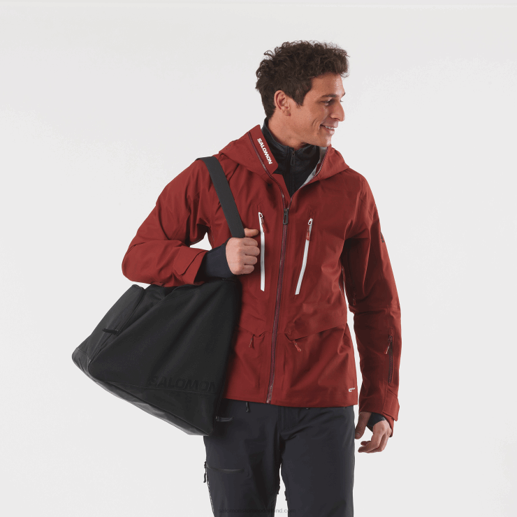 heren tas voor skischoenen - originele gearbag Salomon 22DD8409 zwart