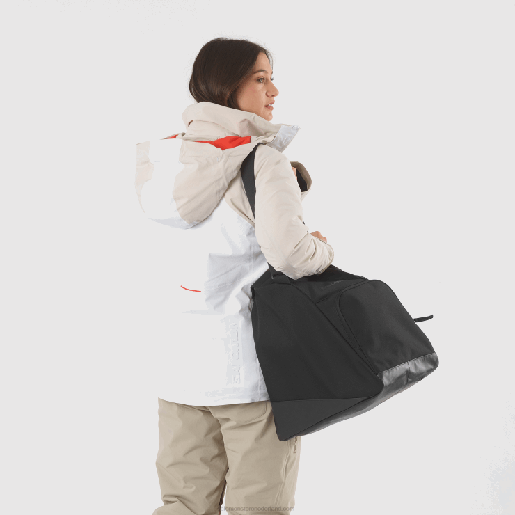 heren tas voor skischoenen - originele gearbag Salomon 22DD8409 zwart