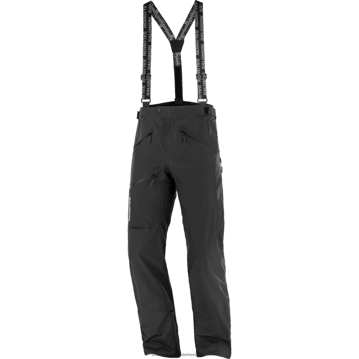 herenbroek - mtn gore-tex Salomon 22DD8256 diep zwart