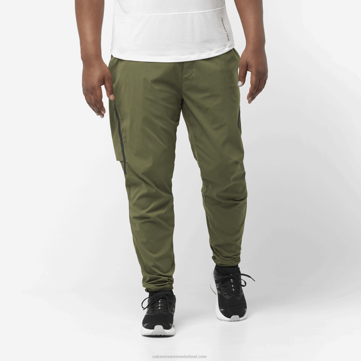 herenbroek - runlife Salomon 22DD8249 druivenblad