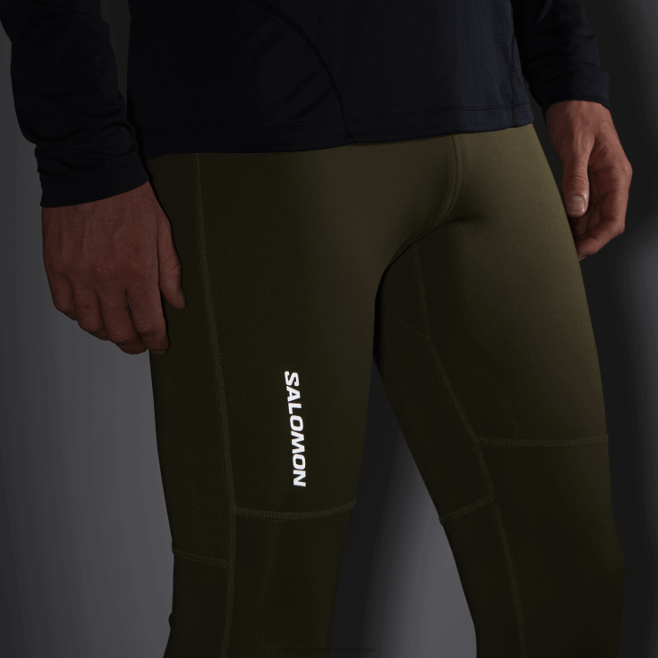 herenlegging - cross run Salomon 22DD8252 druivenblad/bosnacht