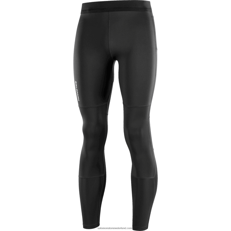 herenlegging - cross run Salomon 22DD8253 diep zwart