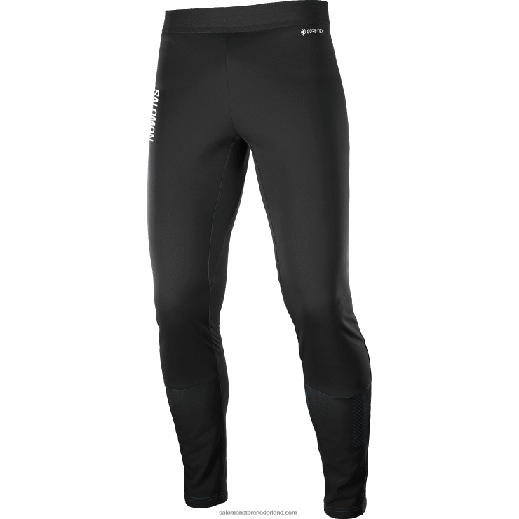 herenlegging - gore-tex infinium windstopper Salomon 22DD8255 diep zwart