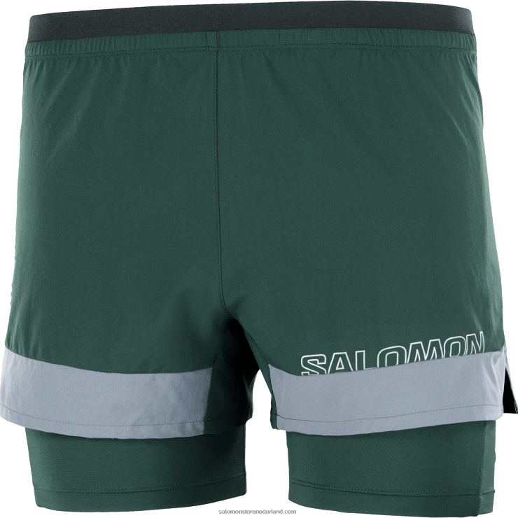herenshort - kruis 2in1 Salomon 22DD8282 ponderosapijnboom/stille schaduw