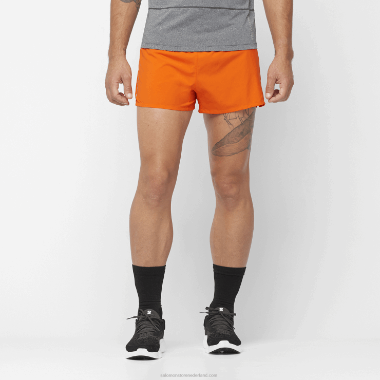 herenshorts - kruis 3 Salomon 22DD8268 scharlaken ibis