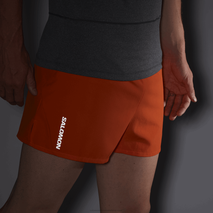 herenshorts - kruis 3 Salomon 22DD8268 scharlaken ibis