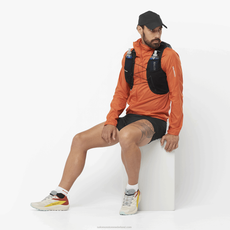 herenshorts - kruis 5 Salomon 22DD8272 diep zwart