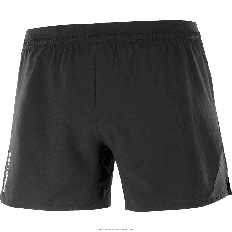herenshorts - kruis 5 Salomon 22DD8272 diep zwart