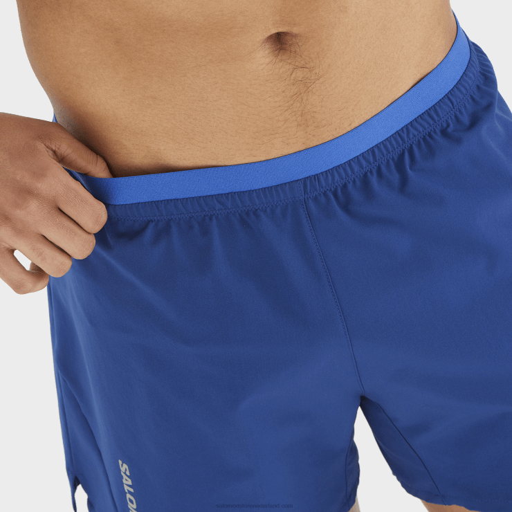herenshorts - kruis 5 Salomon 22DD8273 marine pioen