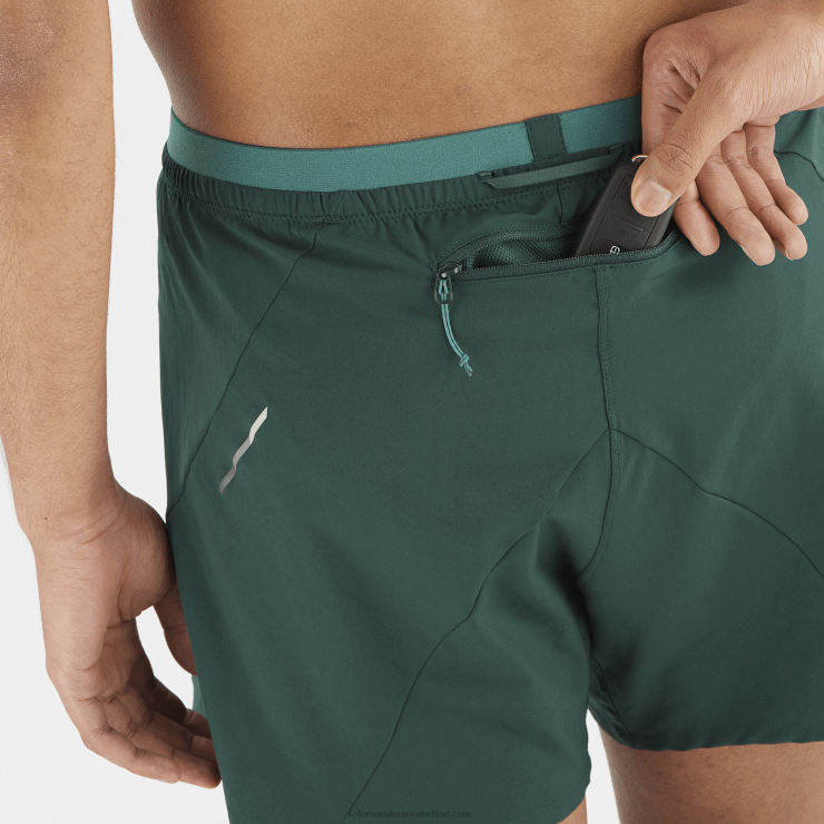 herenshorts - kruis 5 Salomon 22DD8274 ponderosa-den