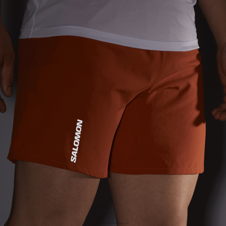 herenshorts - kruis 7 Salomon 22DD8265 gebrande oker