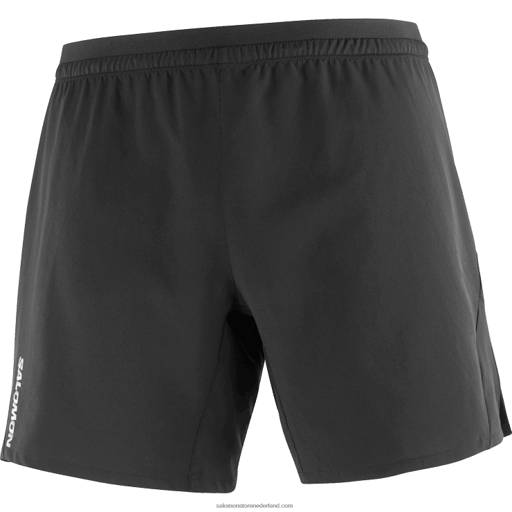 herenshorts - kruis 7 Salomon 22DD8295 diep zwart