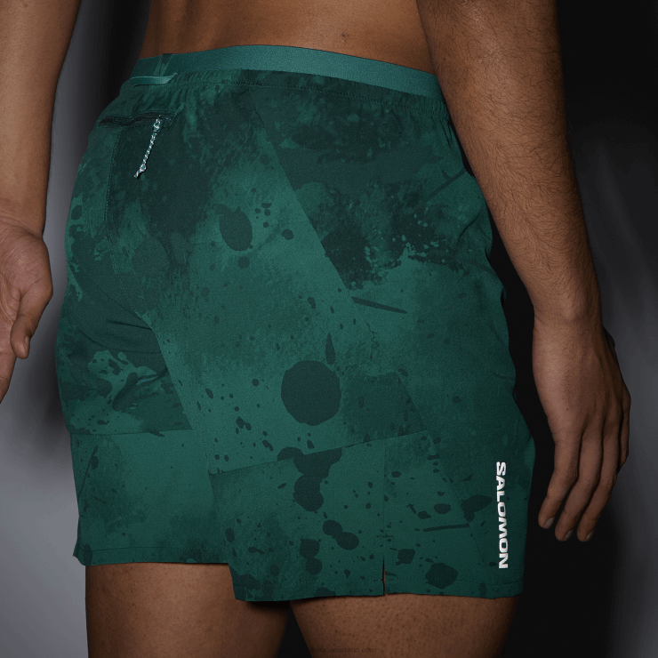 herenshorts - kruis 7 Salomon 22DD8296 pacific/oa/ponderosaden