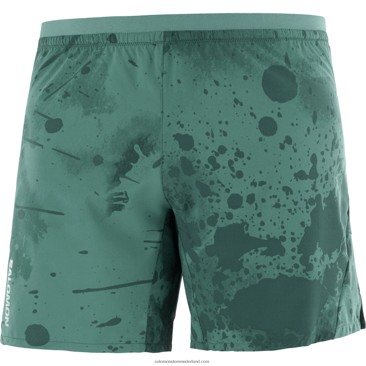 herenshorts - kruis 7 Salomon 22DD8296 pacific/oa/ponderosaden