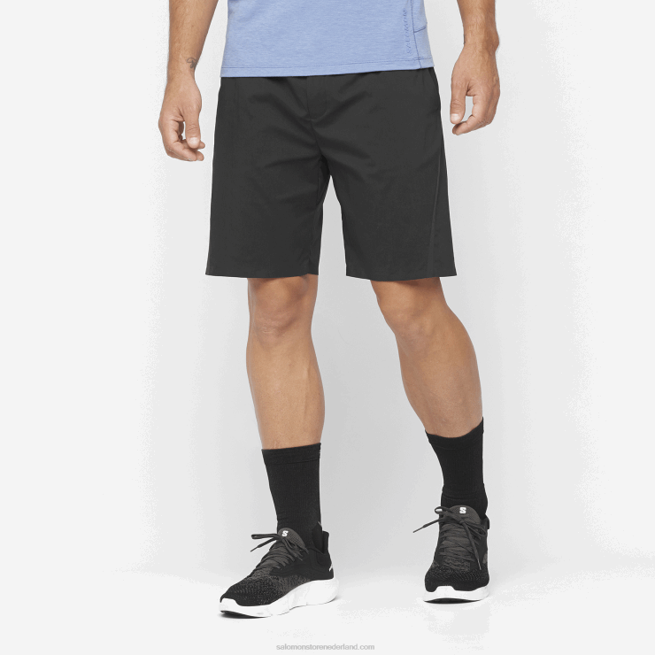 herenshorts - runlife Salomon 22DD8261 diep zwart