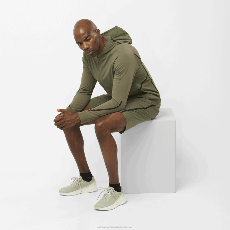 herenshorts - runlife Salomon 22DD8262 druivenblad