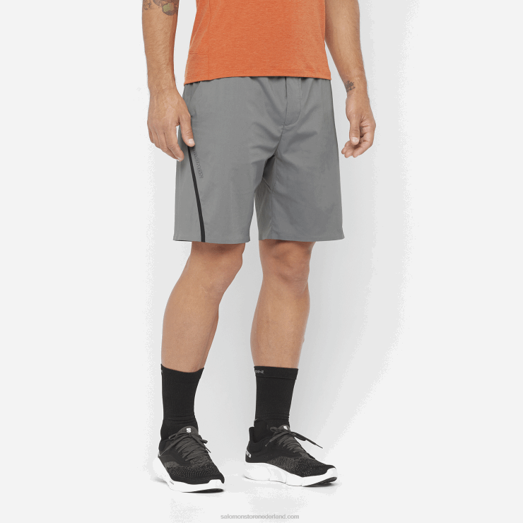 herenshorts - runlife Salomon 22DD8263 stille schaduw