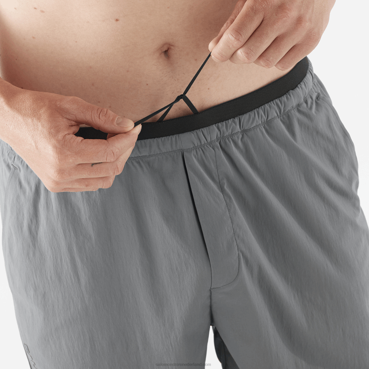 herenshorts - runlife Salomon 22DD8263 stille schaduw