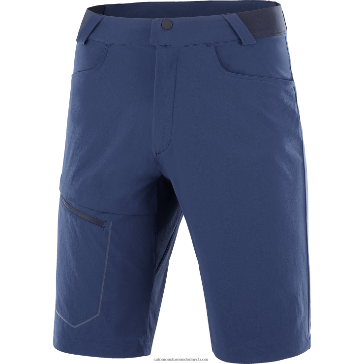 korte broek voor heren - wayfarer Salomon 22DD8297 marine iris