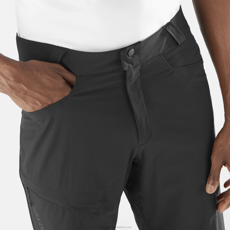 korte broek voor heren - wayfarer Salomon 22DD8298 diep zwart