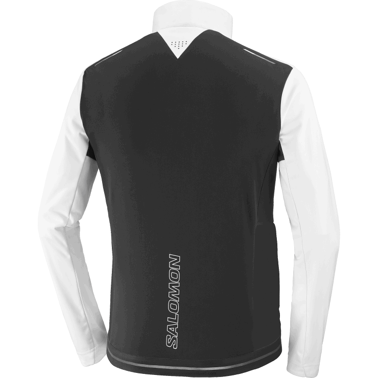 heren windjack - gore-tex infinium windstopper Salomon 22DD8734 wit/diep zwart