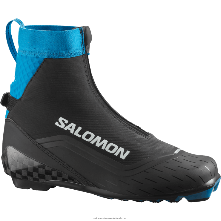 klassieke nordic herenlaarzen - s/max carbon classic mv Salomon 22DD8693 zwart/procesblauw